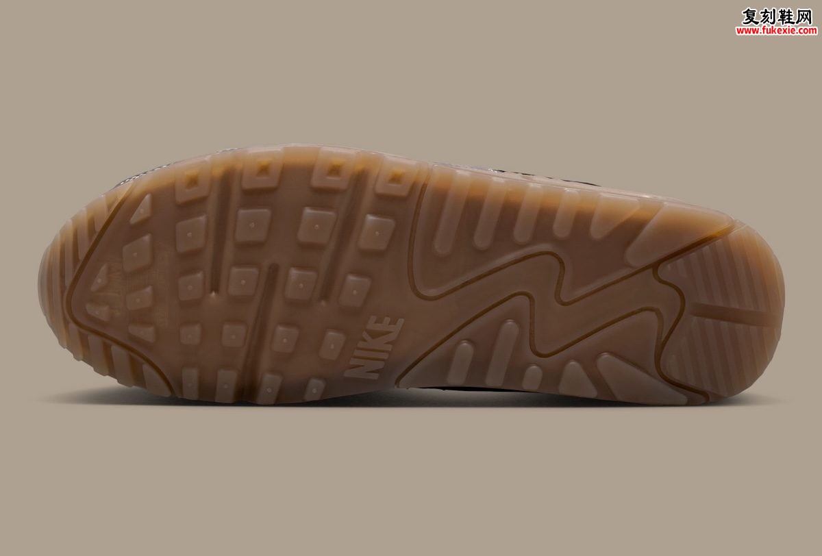 皮革拼接替代网面鞋身，Nike Air Max 90 “Shadow Brown” 2026年8月12日发售