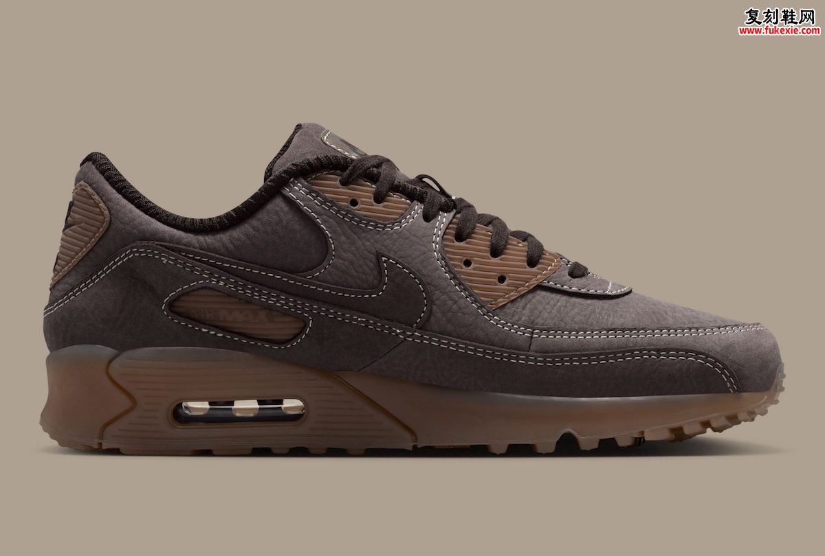 皮革拼接替代网面鞋身，Nike Air Max 90 “Shadow Brown” 2026年8月12日发售