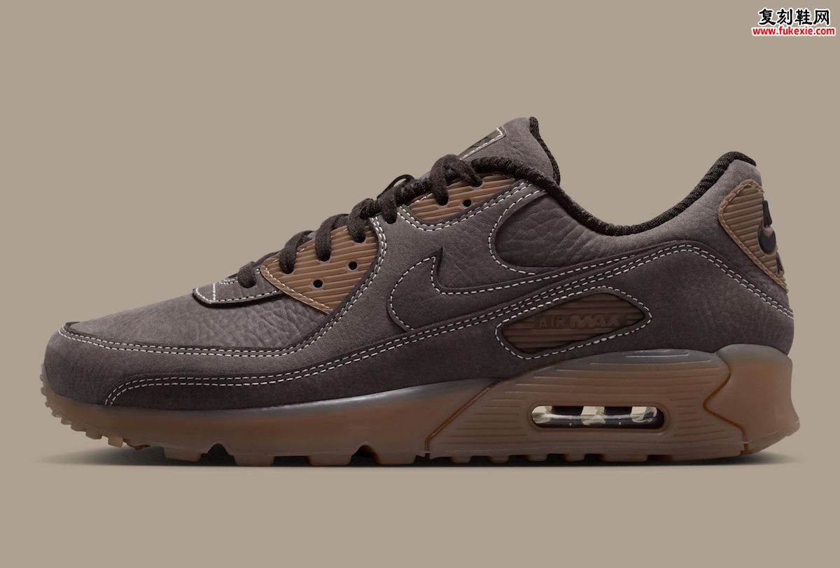 皮革拼接替代网面鞋身，Nike Air Max 90 “Shadow Brown” 2026年8月12日发售