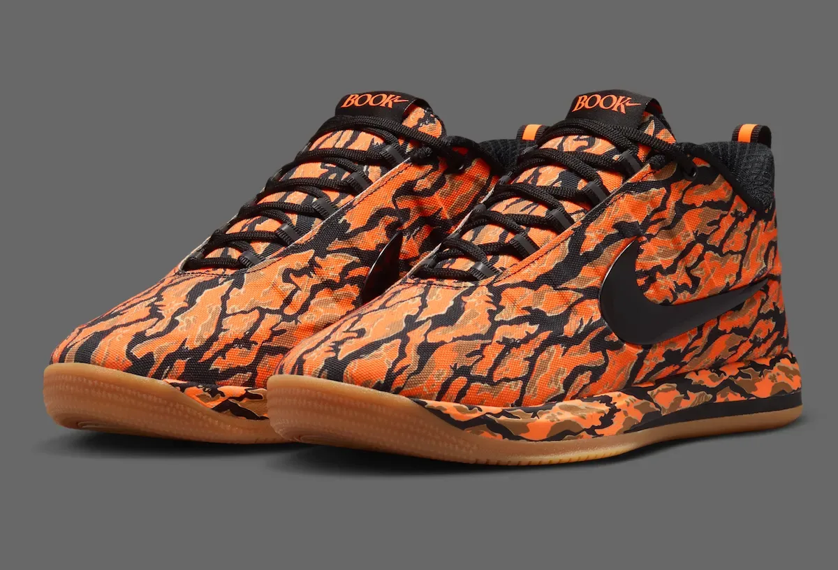虎纹炸场 Nike Book 2 “Tiger Camo” 2026年7月30日发售，布克签名鞋最野性一章
