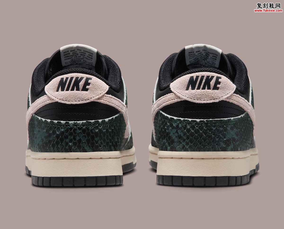 2026年秋季Nike Dunk Low黑蛇皮冷杉绿货号IO1616-001独家实战深度开箱评测插图4 2026年秋季Nike Dunk Low黑蛇皮冷杉绿货号IO1616-001独家实战深度开箱评测