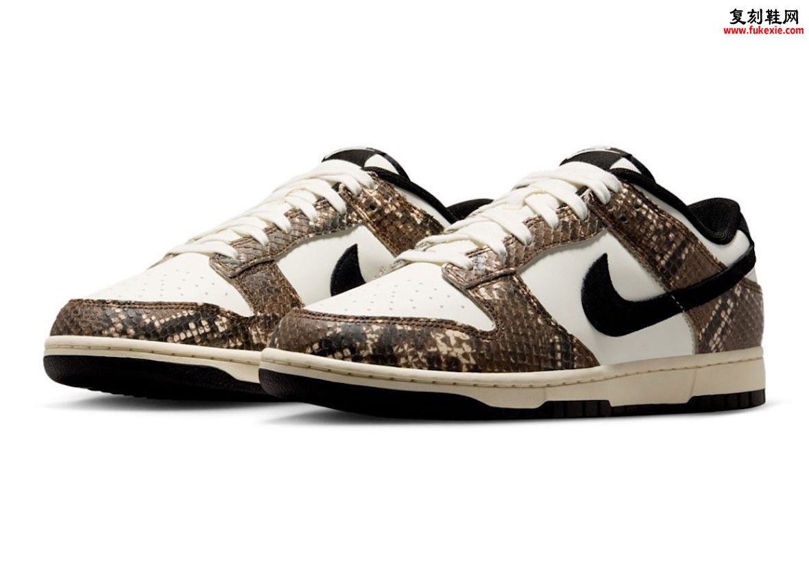 2026夏季Nike Dunk Low棕蛇皮Soft Pearl货号IO1616-002深度开箱评测
