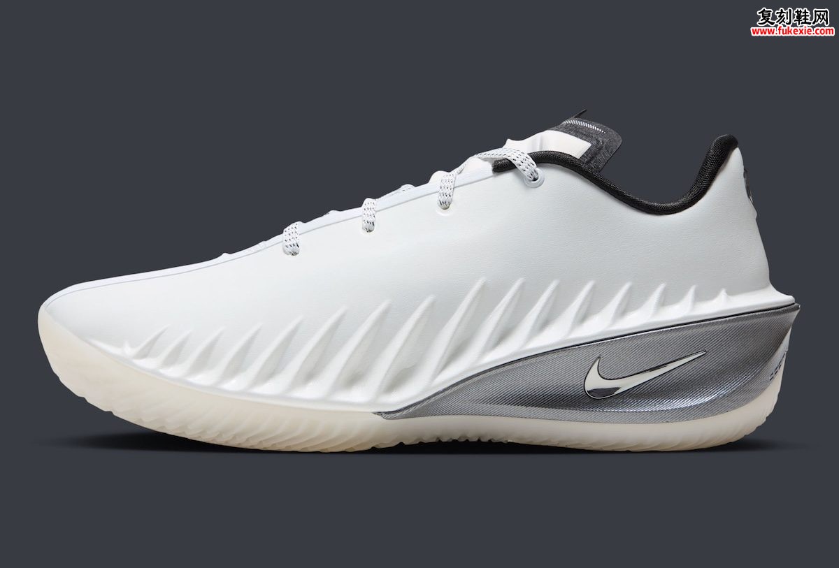 纯白金属银后跟 Nike GT Cut 4 Summit White Metallic Silver 秋季发售插图1 纯白金属银后跟 Nike GT Cut 4 Summit White Metallic Silver 秋季发售
