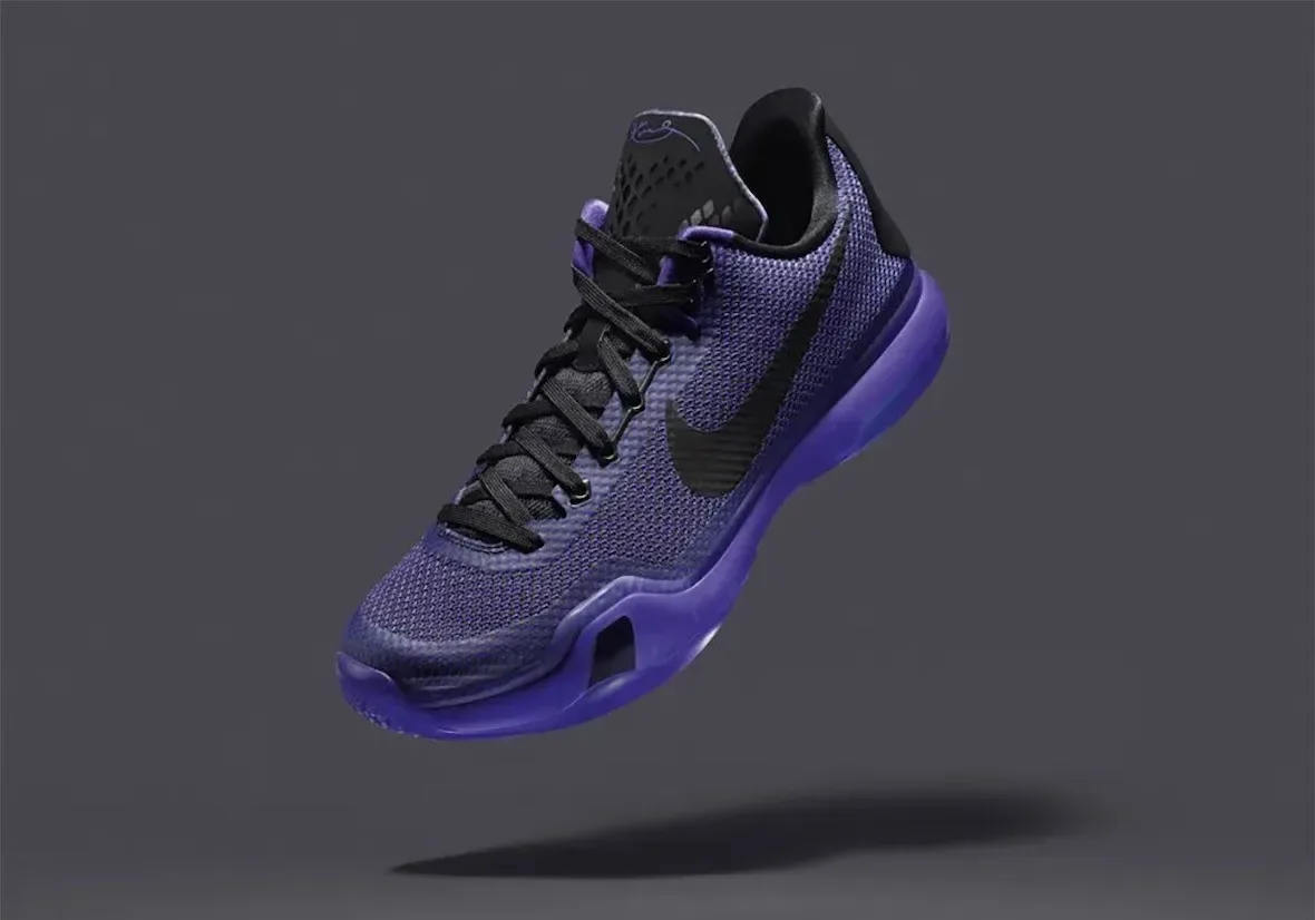 Nike Kobe 10 Protro “Blackout” 2027年紫黑配色深度实战评测及发售前瞻!插图2 Nike Kobe 10 Protro “Blackout” 2027年紫黑配色深度实战评测及发售前瞻!