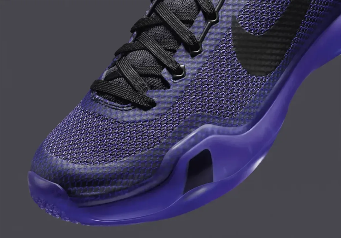 Nike Kobe 10 Protro “Blackout” 2027年紫黑配色深度实战评测及发售前瞻!插图4 Nike Kobe 10 Protro “Blackout” 2027年紫黑配色深度实战评测及发售前瞻!