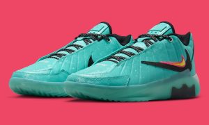 Bronny James’ Nike LeBron Witness 9  “South Beach” 南海岸配色复刻父亲经典8代传奇缩略图