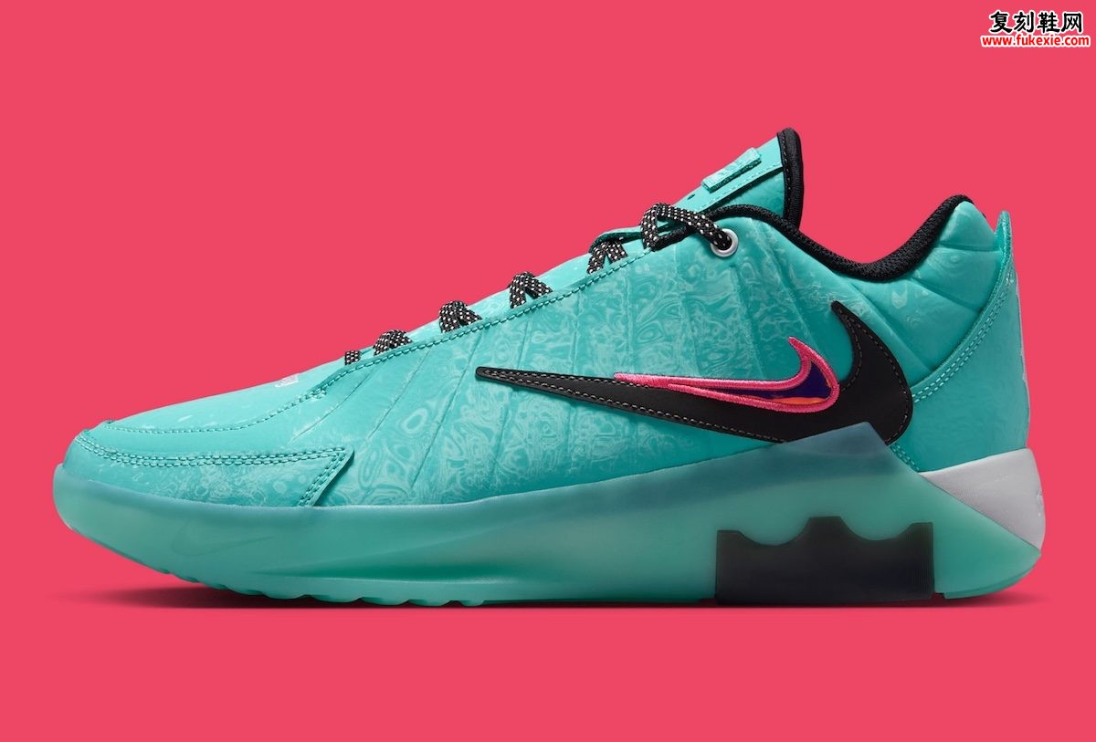 Bronny James’ Nike LeBron Witness 9  “South Beach” 南海岸配色复刻父亲经典8代传奇