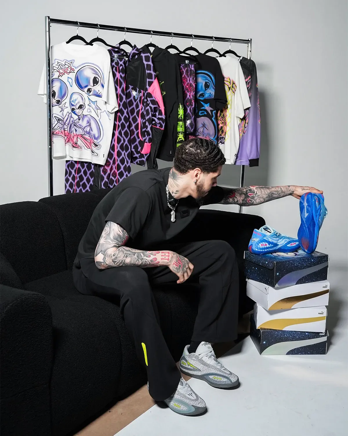 LaMelo Ball 亲着曝光 PUMA MB.06 “Puerto Rico” 首发配色，蓝调渐变致敬海岛文化，签名鞋系列迎最传统轮廓