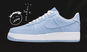 Travis Scott x Nike Air Force 1 Low “Blue Ostrich”2026年秋季冰蓝鸵鸟皮首发深度实战评测全解读缩略图