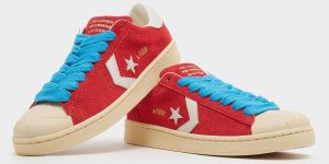 Tyler, The Creator 联名 Converse Pro Leather XL 全红麂皮压印星标 2026 秋季发售缩略图