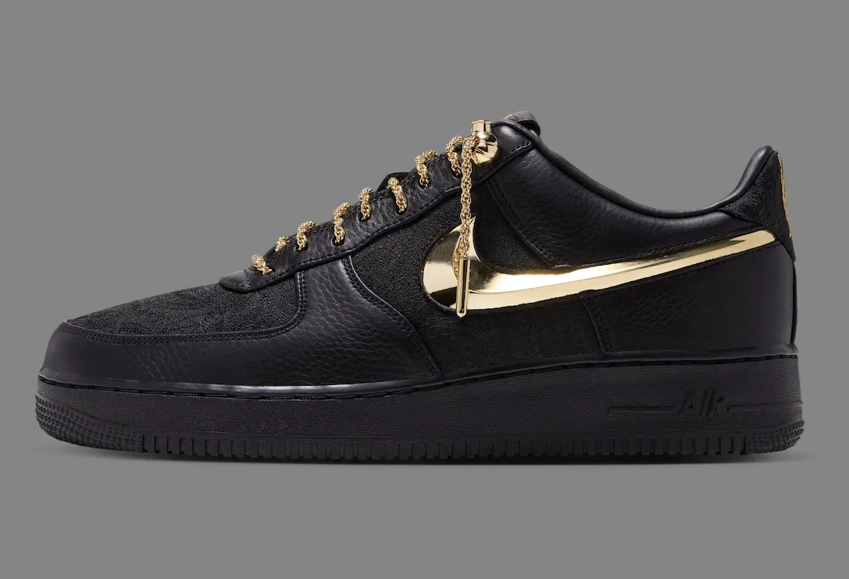 Victor Solomon x Nike Air Force 1 “Trophies Black” 7月22日发售,暗黑金链铸就WNBA全明星插图1 Victor Solomon x Nike Air Force 1 “Trophies Black” 7月22日发售,暗黑金链铸就WNBA全明星