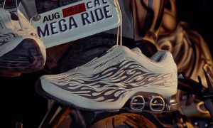 Hellstar x adidas Megaride S2 浮雕火焰拉链鞋罩Y2K暗黑美学联名8月8日CONFIRMED发售缩略图