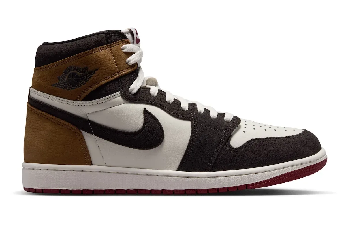 棕色调复古篮球皮质感,Air Jordan 1 High OG “Love Letter” 8月1日致敬乔丹2003退役情书插图1 棕色调复古篮球皮质感,Air Jordan 1 High OG “Love Letter” 8月1日致敬乔丹2003退役情书