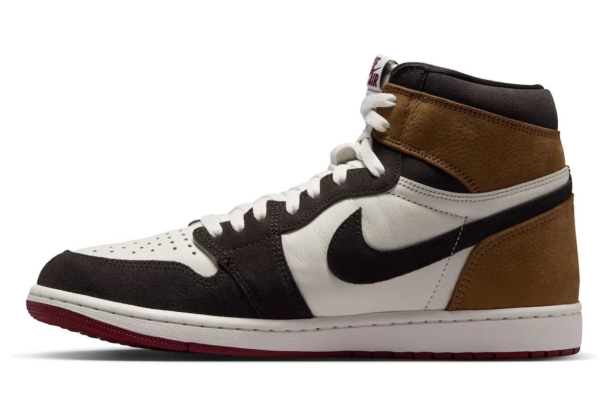 棕色调复古篮球皮质感,Air Jordan 1 High OG “Love Letter” 8月1日致敬乔丹2003退役情书插图2 棕色调复古篮球皮质感,Air Jordan 1 High OG “Love Letter” 8月1日致敬乔丹2003退役情书