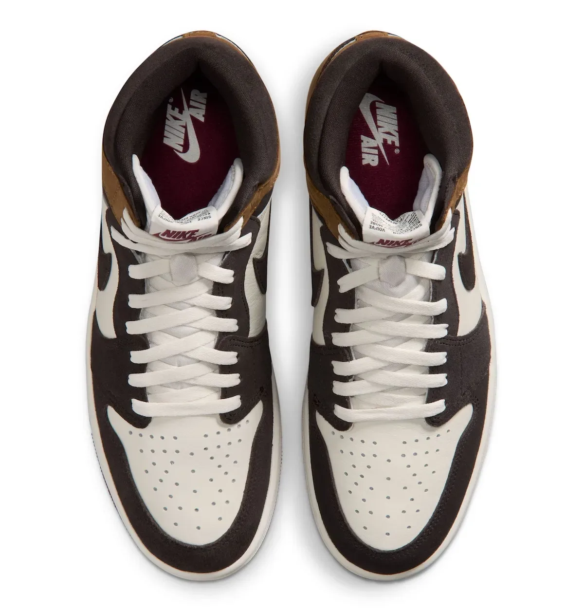 棕色调复古篮球皮质感,Air Jordan 1 High OG “Love Letter” 8月1日致敬乔丹2003退役情书插图3 棕色调复古篮球皮质感,Air Jordan 1 High OG “Love Letter” 8月1日致敬乔丹2003退役情书