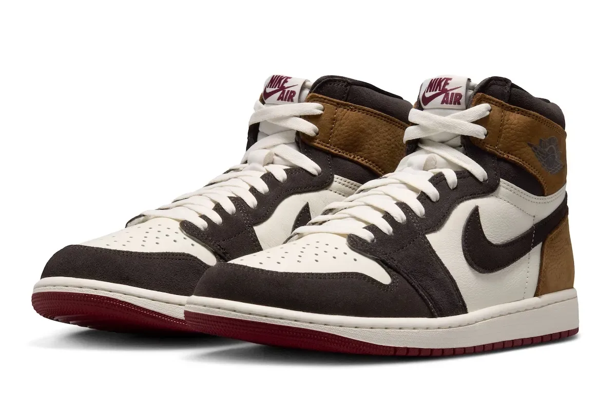 棕色调复古篮球皮质感,Air Jordan 1 High OG “Love Letter” 8月1日致敬乔丹2003退役情书插图 棕色调复古篮球皮质感,Air Jordan 1 High OG “Love Letter” 8月1日致敬乔丹2003退役情书