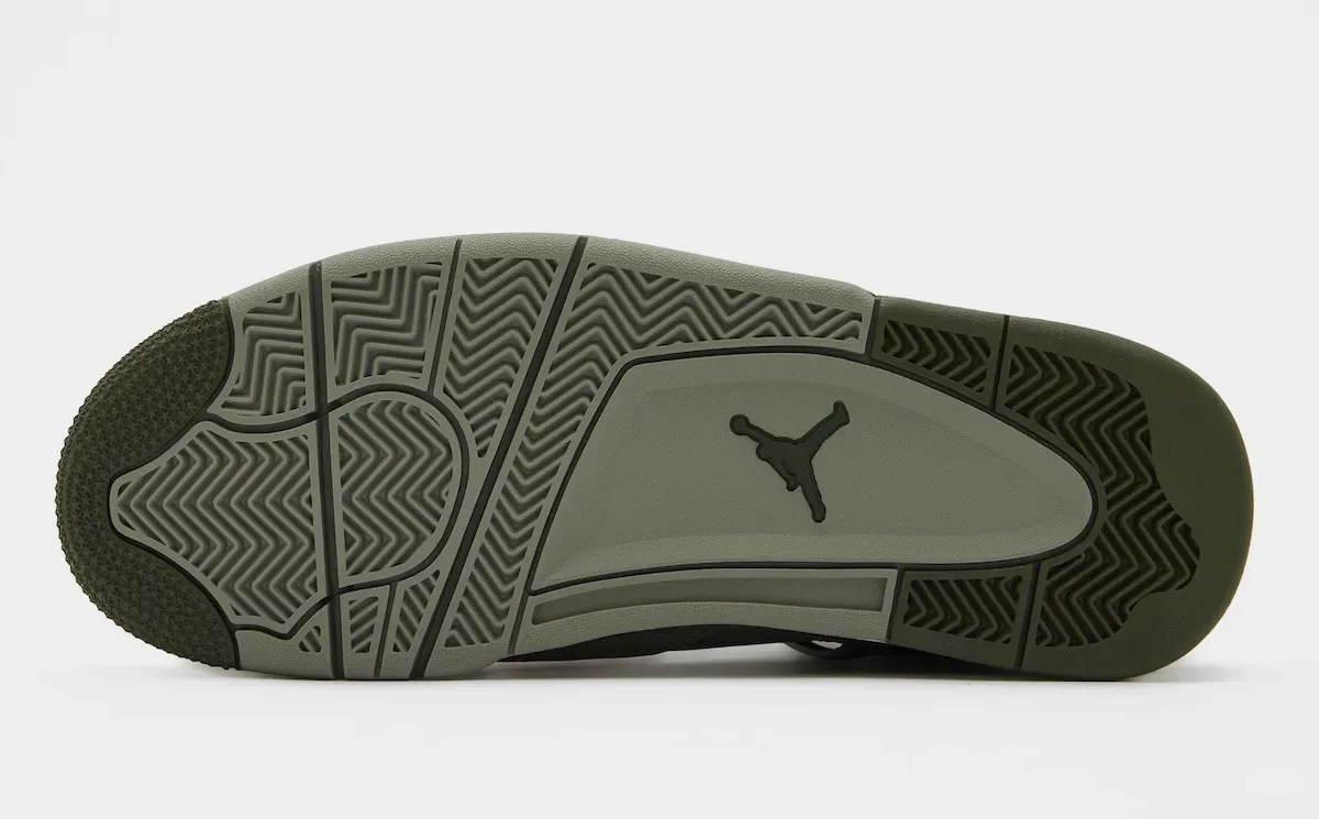 Air Jordan 4 “Light Army” 浅军绿欧洲限定配色2026假日季上线 军绿灰银鞋面仅限欧洲线上发售