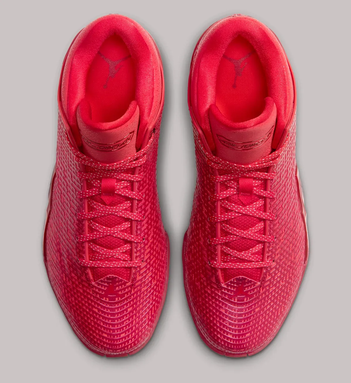 the Air Jordan 41 “University Red” AJ41大学红官方图曝光:红外23编织鞋面碳纤维板加持插图3 the Air Jordan 41 “University Red” AJ41大学红官方图曝光:红外23编织鞋面碳纤维板加持