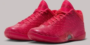 the Air Jordan 41 “University Red” AJ41大学红官方图曝光：红外23编织鞋面碳纤维板加持缩略图