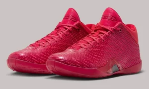 the Air Jordan 41 “University Red” AJ41大学红官方图曝光：红外23编织鞋面碳纤维板加持缩略图