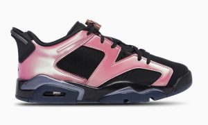 Air Jordan 6 Low “Desert Berry” 沙漠莓果配色女子AJ6 Low黑牛巴革金属银2026年9月16日发售缩略图