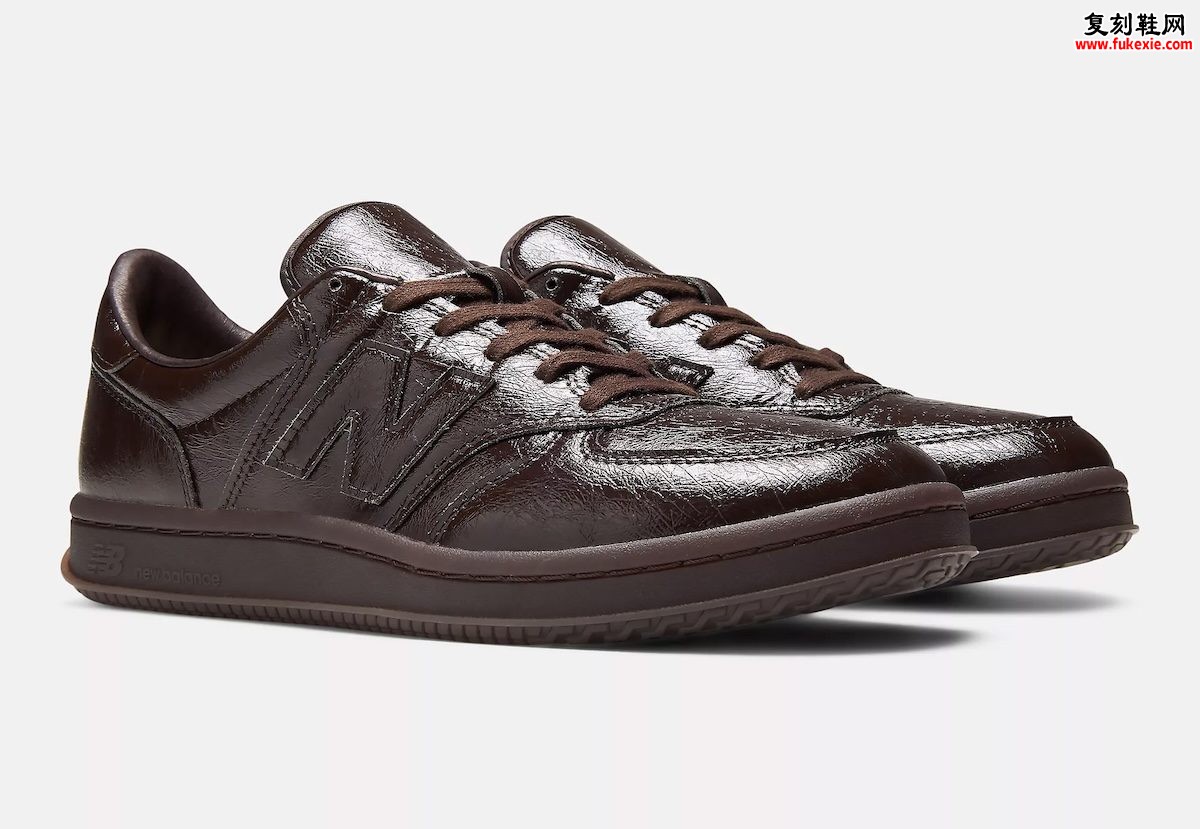 Jack Harlow联名New Balance T500 Olmsted棕色褶皱皮革9月4日发售独家解析插图 Jack Harlow联名New Balance T500 Olmsted棕色褶皱皮革9月4日发售独家解析