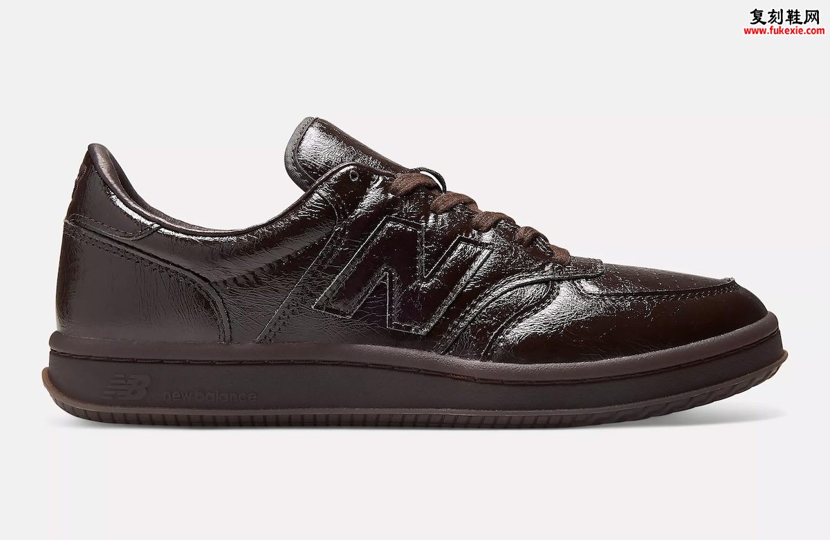 Jack Harlow联名New Balance T500 Olmsted棕色褶皱皮革9月4日发售独家解析插图1 Jack Harlow联名New Balance T500 Olmsted棕色褶皱皮革9月4日发售独家解析