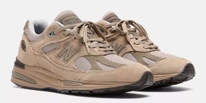 New Balance 991v2 “Walnut/Shitake” 全英产核桃香菇大地色复古跑鞋，麂皮网面三重缓震8月20日限量发售缩略图