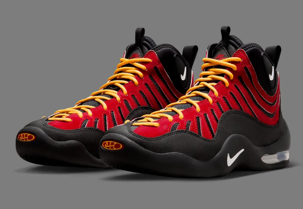 Nike Air Bakin OG “Varsity Red”巴克因大学红2026年正式复刻发售蒂姆哈达威热火经典九十年代篮球鞋独家评测插图 Nike Air Bakin OG “Varsity Red”巴克因大学红2026年正式复刻发售蒂姆哈达威热火经典九十年代篮球鞋独家评测