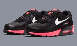 Nike Air Max 90 Black/Racer Pink 经典黑粉复刻回归，Finish Line 现售，独家深度评测缩略图