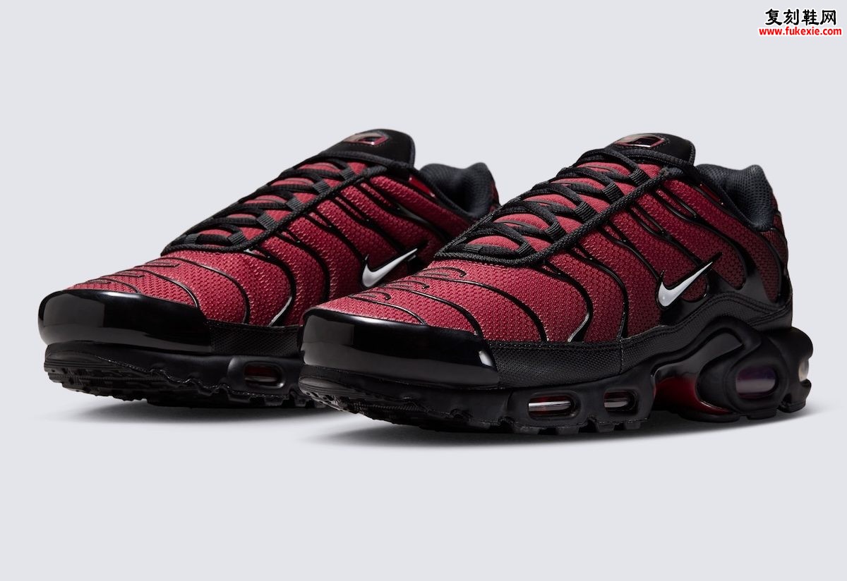 红到黑渐变鞋头搭配黑色骨架气垫,Nike Air Max Plus “Tough Red” 2026秋季发售插图 红到黑渐变鞋头搭配黑色骨架气垫,Nike Air Max Plus “Tough Red” 2026秋季发售