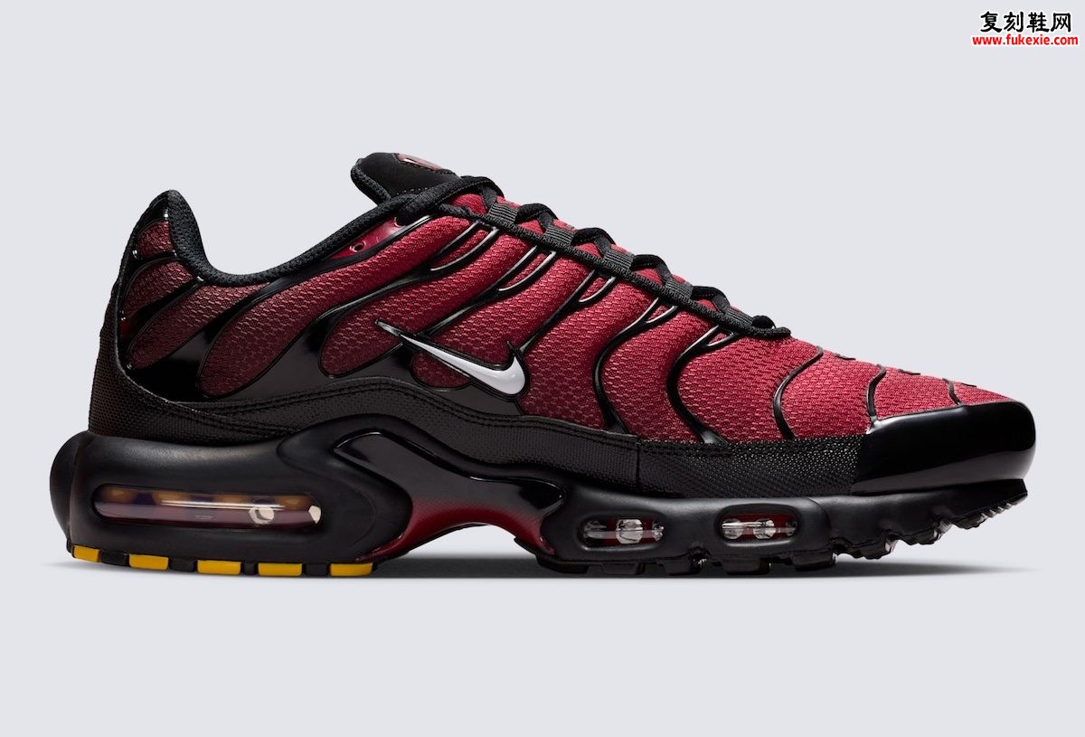 红到黑渐变鞋头搭配黑色骨架气垫,Nike Air Max Plus “Tough Red” 2026秋季发售插图2 红到黑渐变鞋头搭配黑色骨架气垫,Nike Air Max Plus “Tough Red” 2026秋季发售