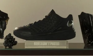 Nike Kobe 3 Low Protro “Black” 曼巴邀请赛神秘纯黑银钩曝光，2026年11月发售缩略图