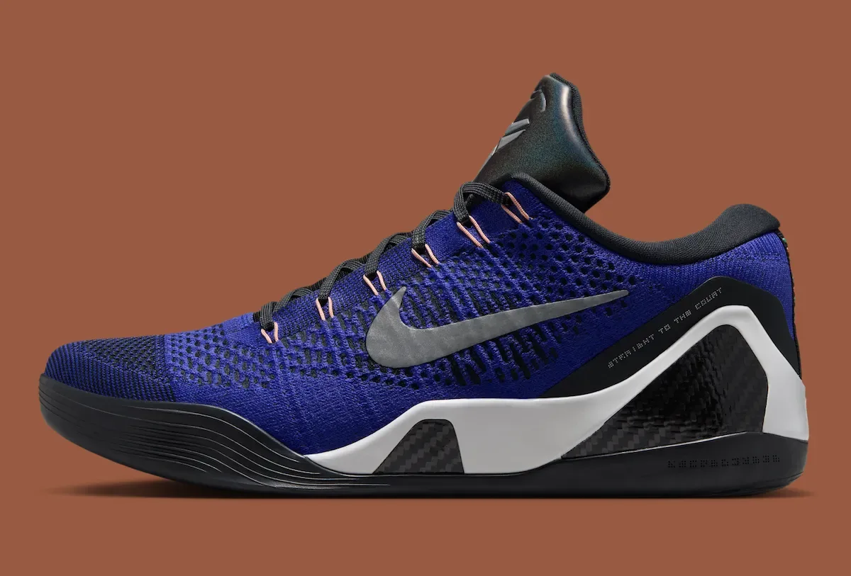 Nike Kobe 9 Elite Low Protro “EYBL科比九代精英低帮复刻洛克公园传奇夜配色鞋舌刺绣记载插图1 Nike Kobe 9 Elite Low Protro “EYBL科比九代精英低帮复刻洛克公园传奇夜配色鞋舌刺绣记载