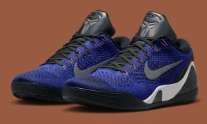 Nike Kobe 9 Elite Low Protro “EYBL科比九代精英低帮复刻洛克公园传奇夜配色鞋舌刺绣记载缩略图