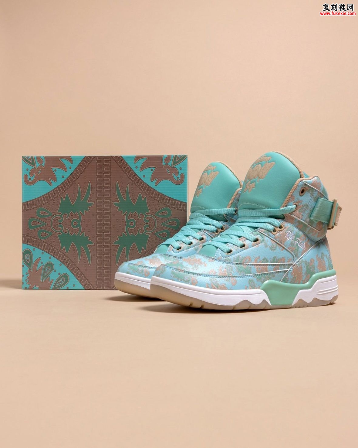 Ric Flair x Ewing Athletics 33 Hi 瑞克弗莱尔联名尤因33高帮复刻1983斯塔尔凯德花卉长袍配色迈阿密9月5日独家发售原创评测
