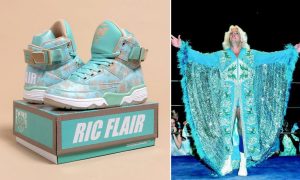 Ric Flair x Ewing Athletics 33 Hi 瑞克弗莱尔联名尤因33高帮复刻1983斯塔尔凯德花卉长袍配色迈阿密9月5日独家发售原创评测缩略图