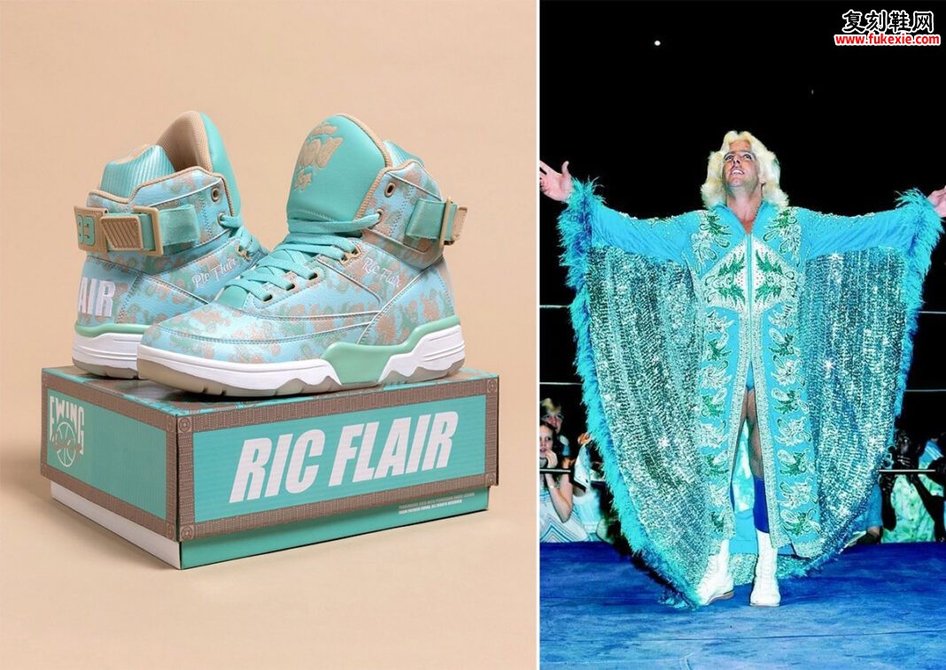 Ric Flair x Ewing Athletics 33 Hi 瑞克弗莱尔联名尤因33高帮复刻1983斯塔尔凯德花卉长袍配色迈阿密9月5日独家发售原创评测