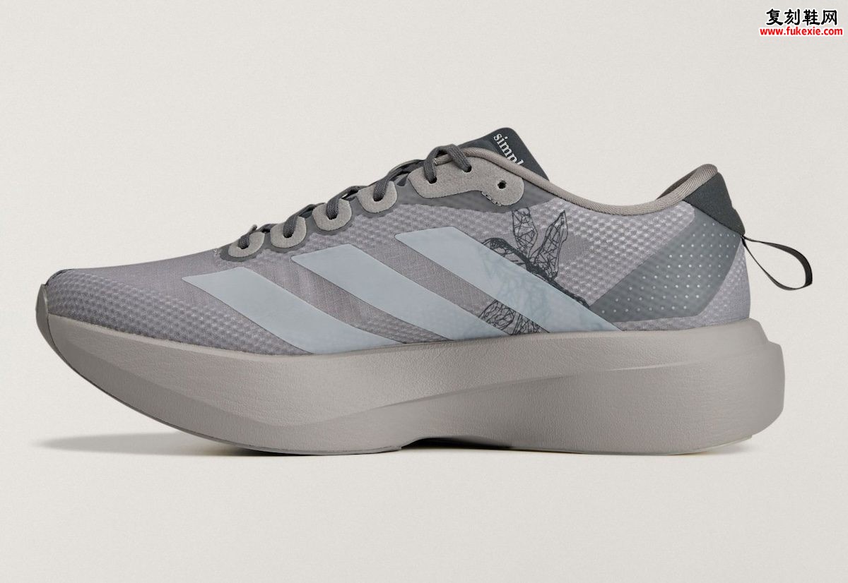 Song for the Mute x adidas Adizero Evo SL “Dove Grey” 鸽灰色联名跑鞋8月20日发售插图2 Song for the Mute x adidas Adizero Evo SL “Dove Grey” 鸽灰色联名跑鞋8月20日发售