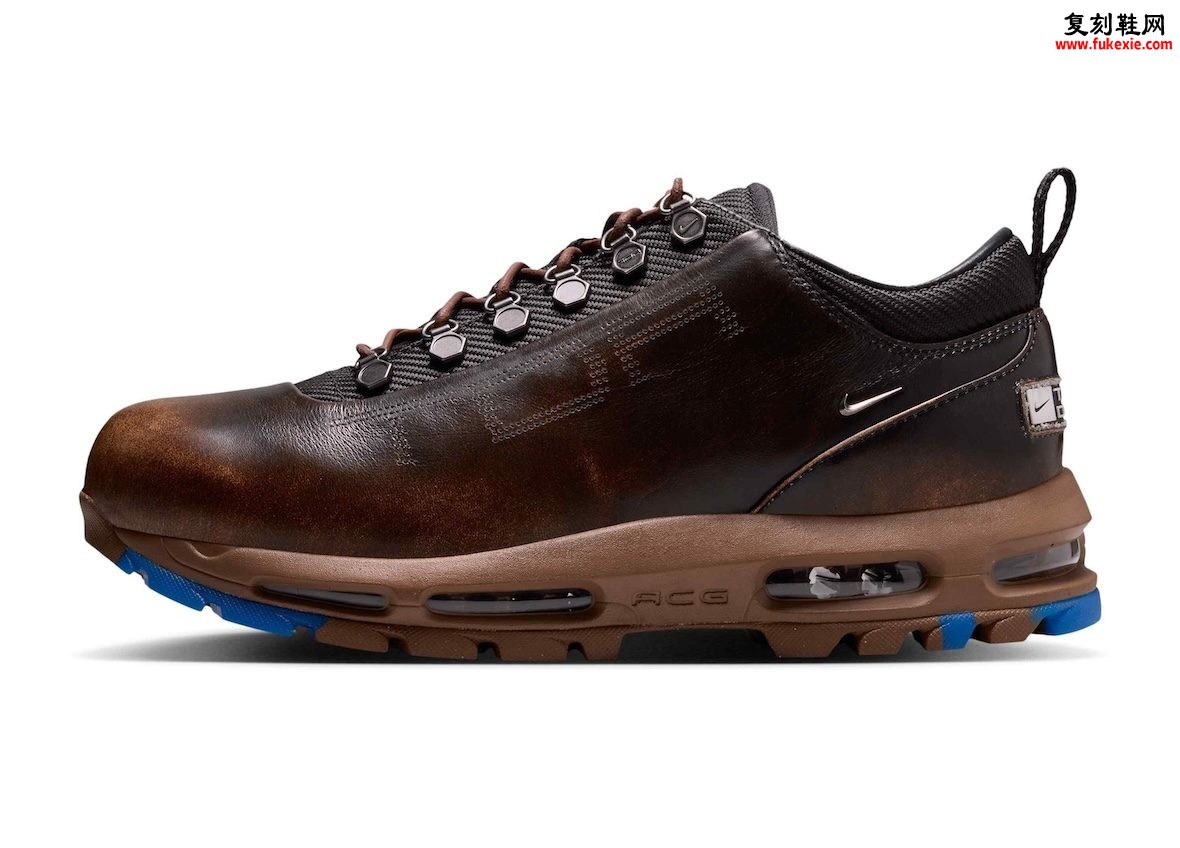 Taller De Rafa x Nike Air Max Goadome Low 布朗克斯汽车工装联名首作 做旧棕皮革六角眼片插图1 Taller De Rafa x Nike Air Max Goadome Low 布朗克斯汽车工装联名首作 做旧棕皮革六角眼片