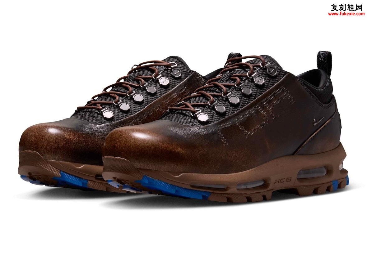 Taller De Rafa x Nike Air Max Goadome Low 布朗克斯汽车工装联名首作 做旧棕皮革六角眼片插图 Taller De Rafa x Nike Air Max Goadome Low 布朗克斯汽车工装联名首作 做旧棕皮革六角眼片