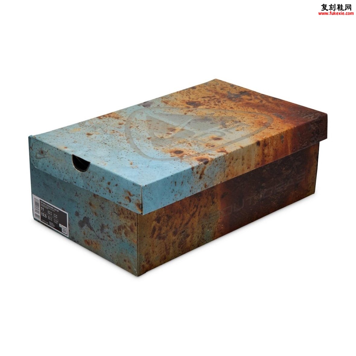 Taller De Rafa x Nike Air Max Goadome Low 布朗克斯汽车工装联名首作 做旧棕皮革六角眼片插图8 Taller De Rafa x Nike Air Max Goadome Low 布朗克斯汽车工装联名首作 做旧棕皮革六角眼片