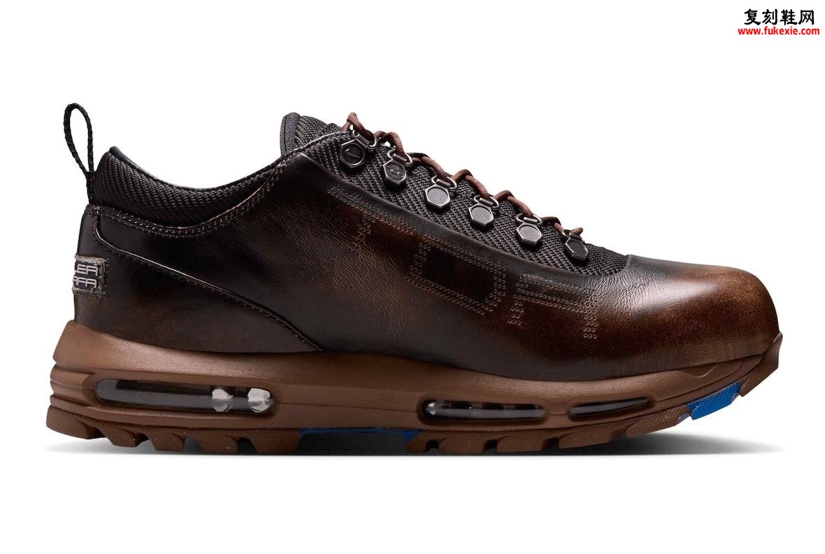 Taller De Rafa x Nike Air Max Goadome Low 布朗克斯汽车工装联名首作 做旧棕皮革六角眼片插图2 Taller De Rafa x Nike Air Max Goadome Low 布朗克斯汽车工装联名首作 做旧棕皮革六角眼片
