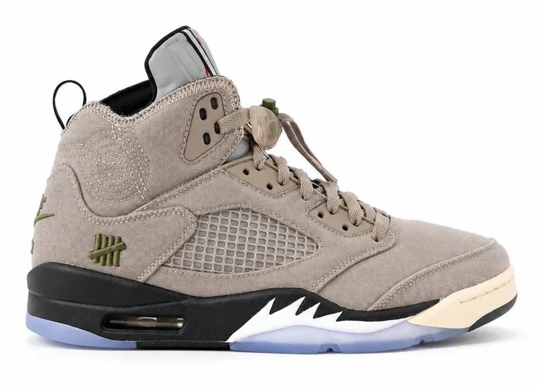 the Undefeated x Air Jordan 5 “Moon Fossil” 全明星发售军事风独家深度评测与搭配建议插图 the Undefeated x Air Jordan 5 “Moon Fossil” 全明星发售军事风独家深度评测与搭配建议
