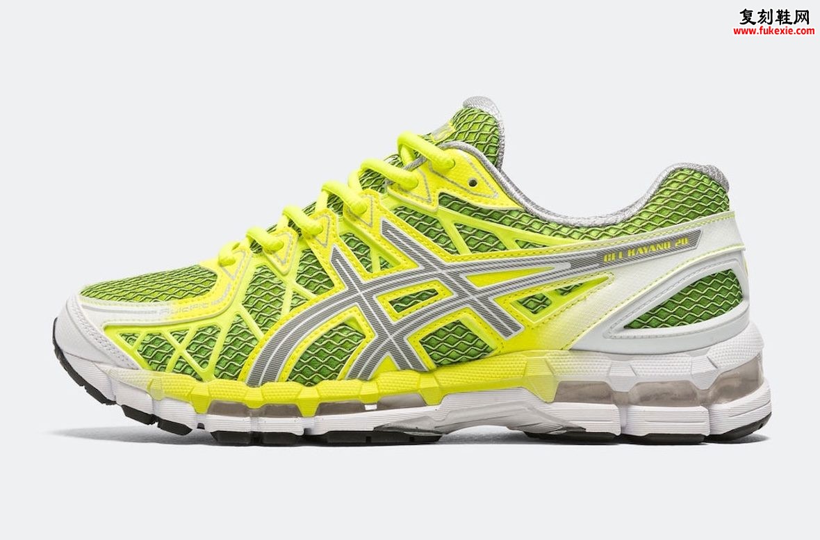 UP THERE x ASICS Gel-Kayano 20 荧光绿多层绿调联名8月20日发售,澳洲精品店千禧跑鞋美学独家解析插图1 UP THERE x ASICS Gel-Kayano 20 荧光绿多层绿调联名8月20日发售,澳洲精品店千禧跑鞋美学独家解析