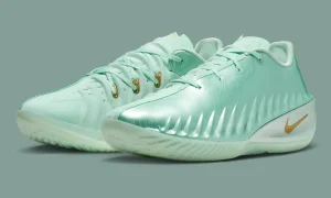 Wembanyama’s Nike GT Cut 4 文班亚马专属自由女神PE薄荷绿金属铜配色11月5日发售缩略图