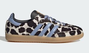 adidas Samba奶牛纹Chalk Blue 2026秋季登场：动物纹策略走到十字路口，奶油蓝能否成为下一双爆款？缩略图