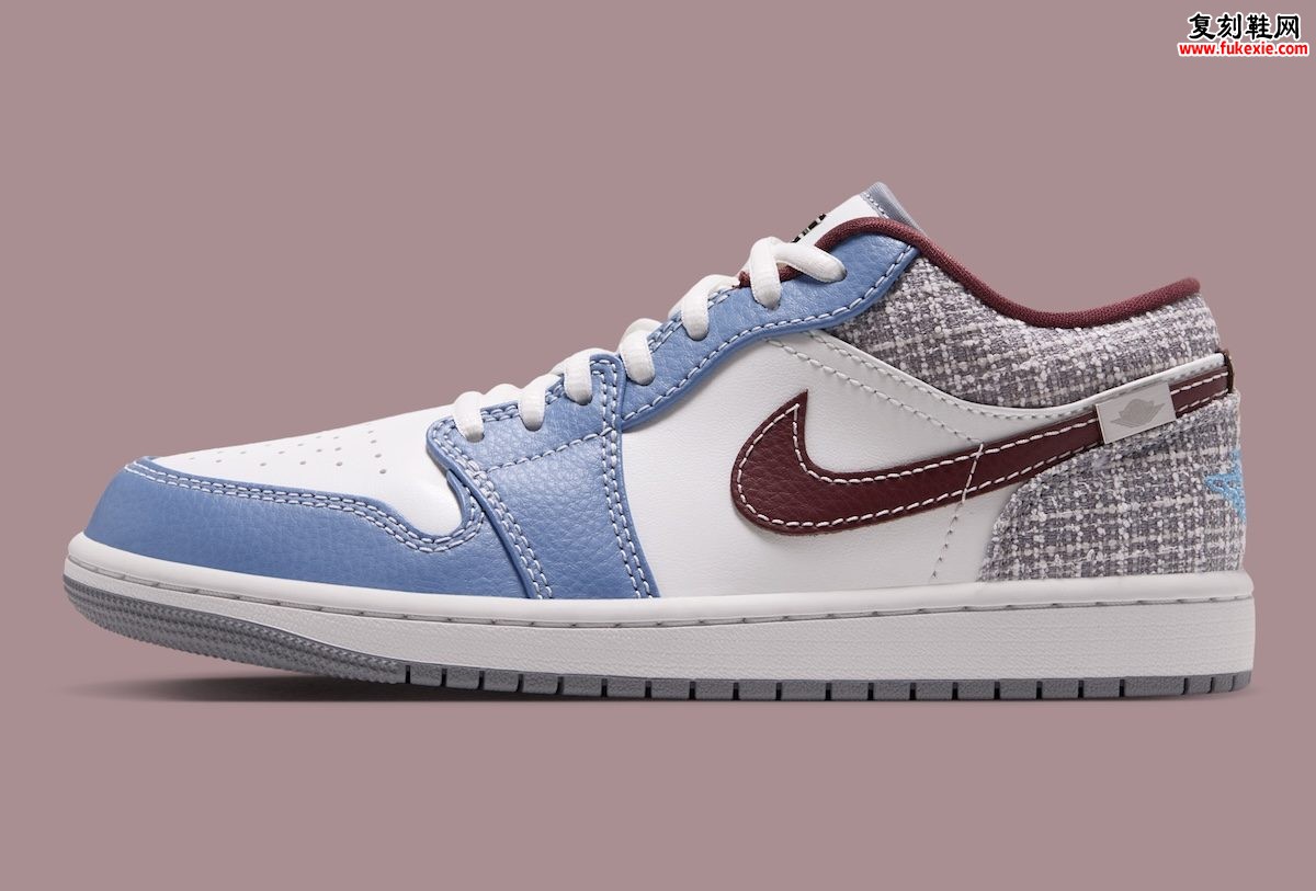 Air Jordan 1 Low “Boucle” 圈圈纱金属铭牌女性专属2026质感革新独家深度评测插图1 Air Jordan 1 Low “Boucle” 圈圈纱金属铭牌女性专属2026质感革新独家深度评测