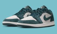 Air Jordan 1 Low “Midnight Spruce”午夜云杉深绿麂皮2026秋季复古质感独家评测缩略图
