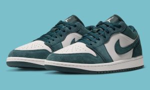 Air Jordan 1 Low “Midnight Spruce”午夜云杉深绿麂皮2026秋季复古质感独家评测缩略图